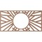 Ekena Millwork Hoover Wood Fretwork Pierced Ceiling Medallion, Wood (Paint Grade), 18"W x 9"H x 6 5/8"ID x 3/8"T CMWP18X09X0375HOMF - alternate 3